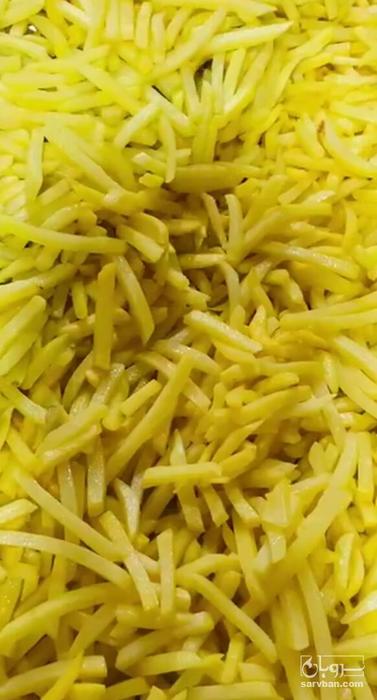 فروش سیب زمینی منجمد