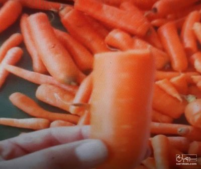 فروش هویج شکسته