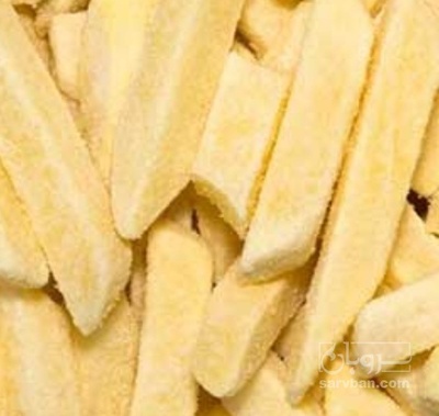 فروش سیب زمینی منجمد