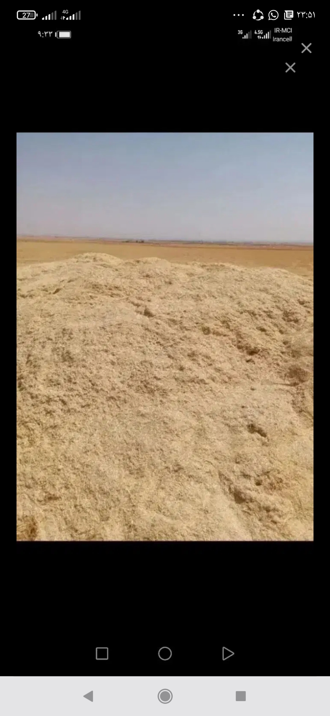 فروش کاه و کلش گندم