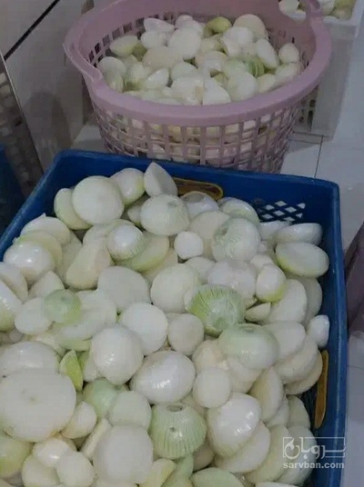 فروش پیاز زرد پوست کنده