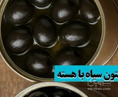فروش زیتون سیاه با هسته